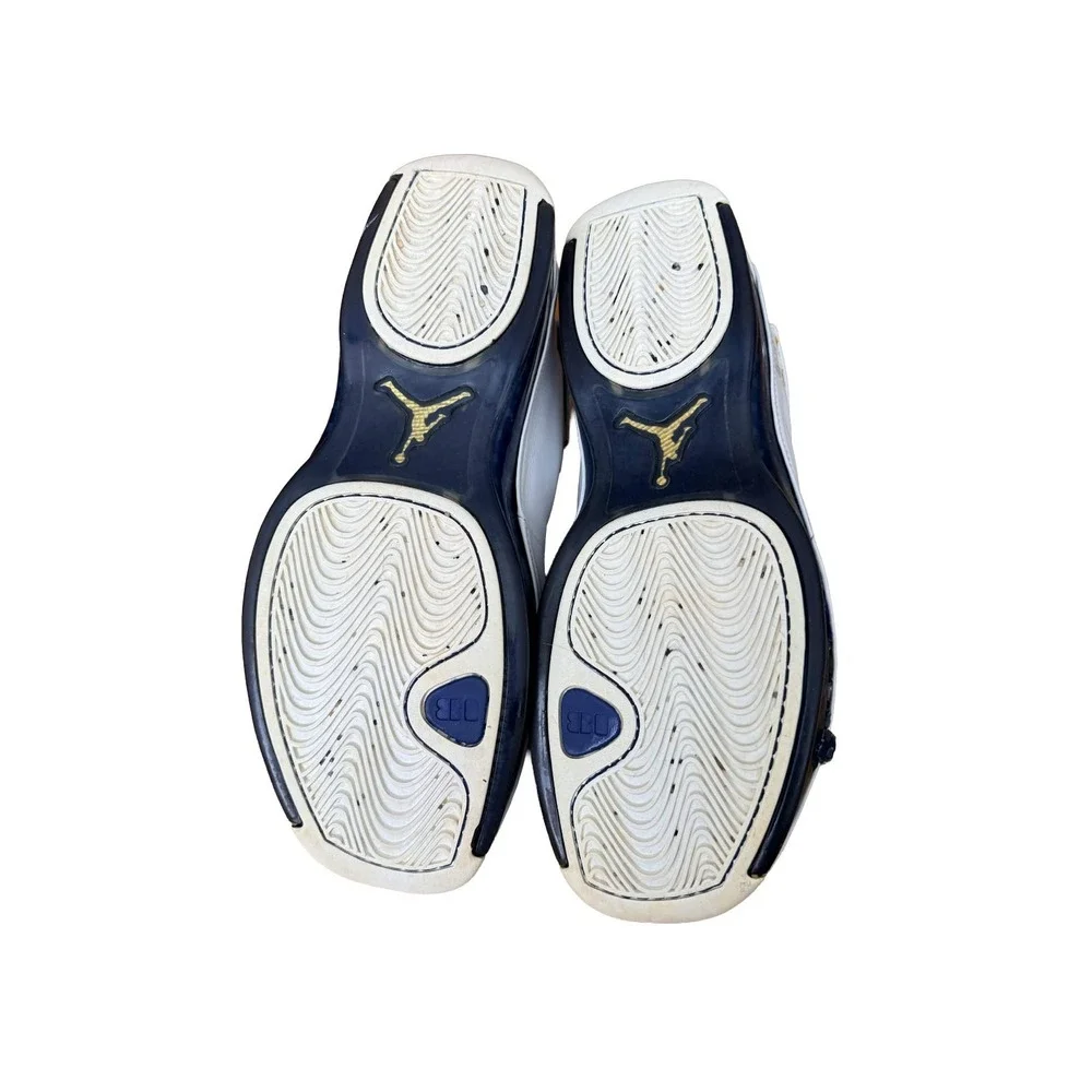 Nike Air Jordan 18 OG 2003 White Sport Royal Blue Vintage Sneakers